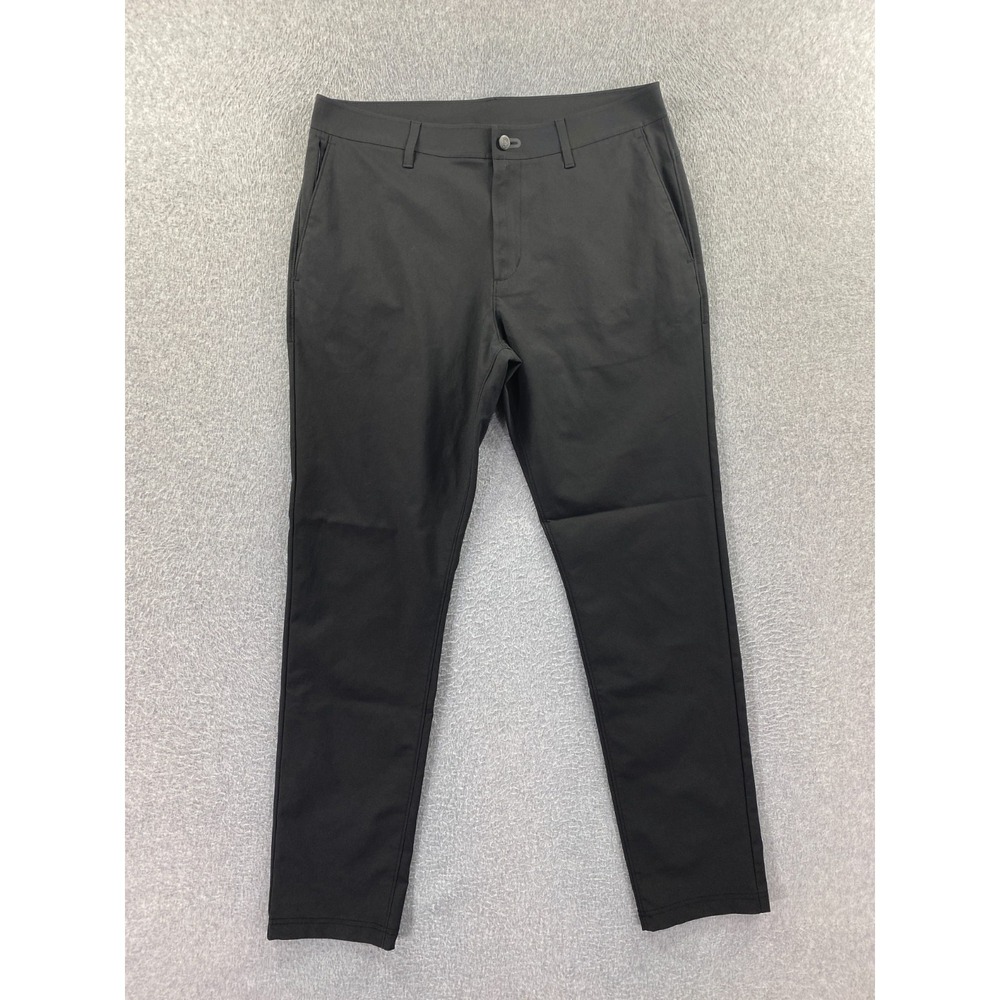 Public Rec Pants Mens 32x32 (Fits 32x29)‎ Black Stretch 5 Pockets Chino Casual